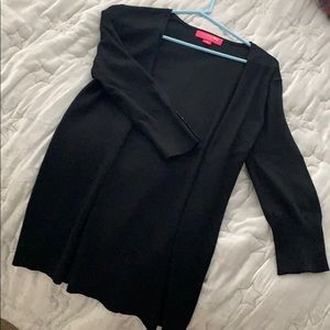 Black cardigan